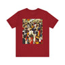 Juneteenth Celebration Tee Shirt featuring an Afrocentric design of Black people enjoying an outdoor picnic and family reunion. Adult unisex top honoring African American heritage, freedom, and cultural pride.
