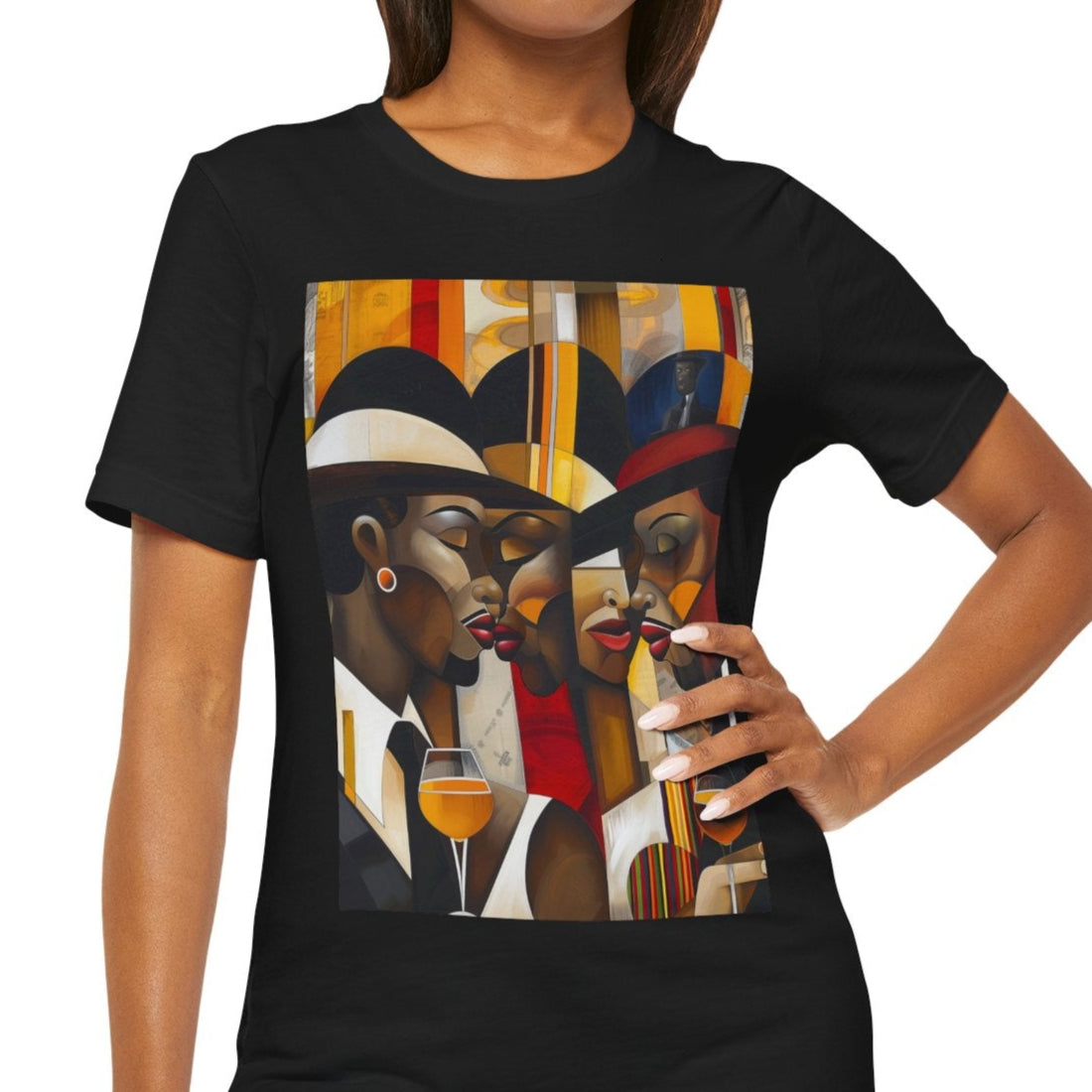 Ladies and Gents Tee Shirt Harlem Inspired - Style 04