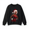 Black Mrs Santa Claus Unisex Sweatshirt