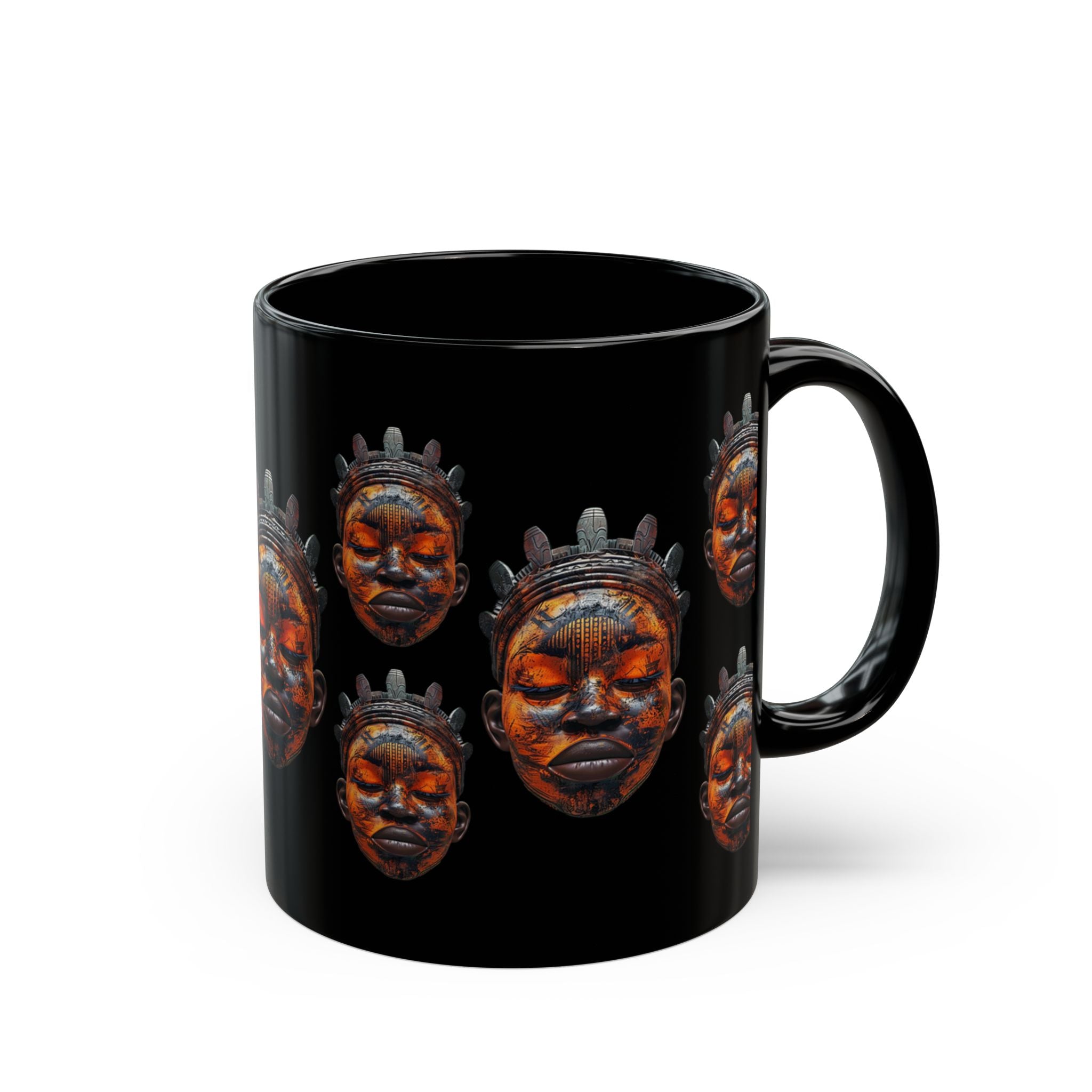 African Tribal Mask Coffee Mug 