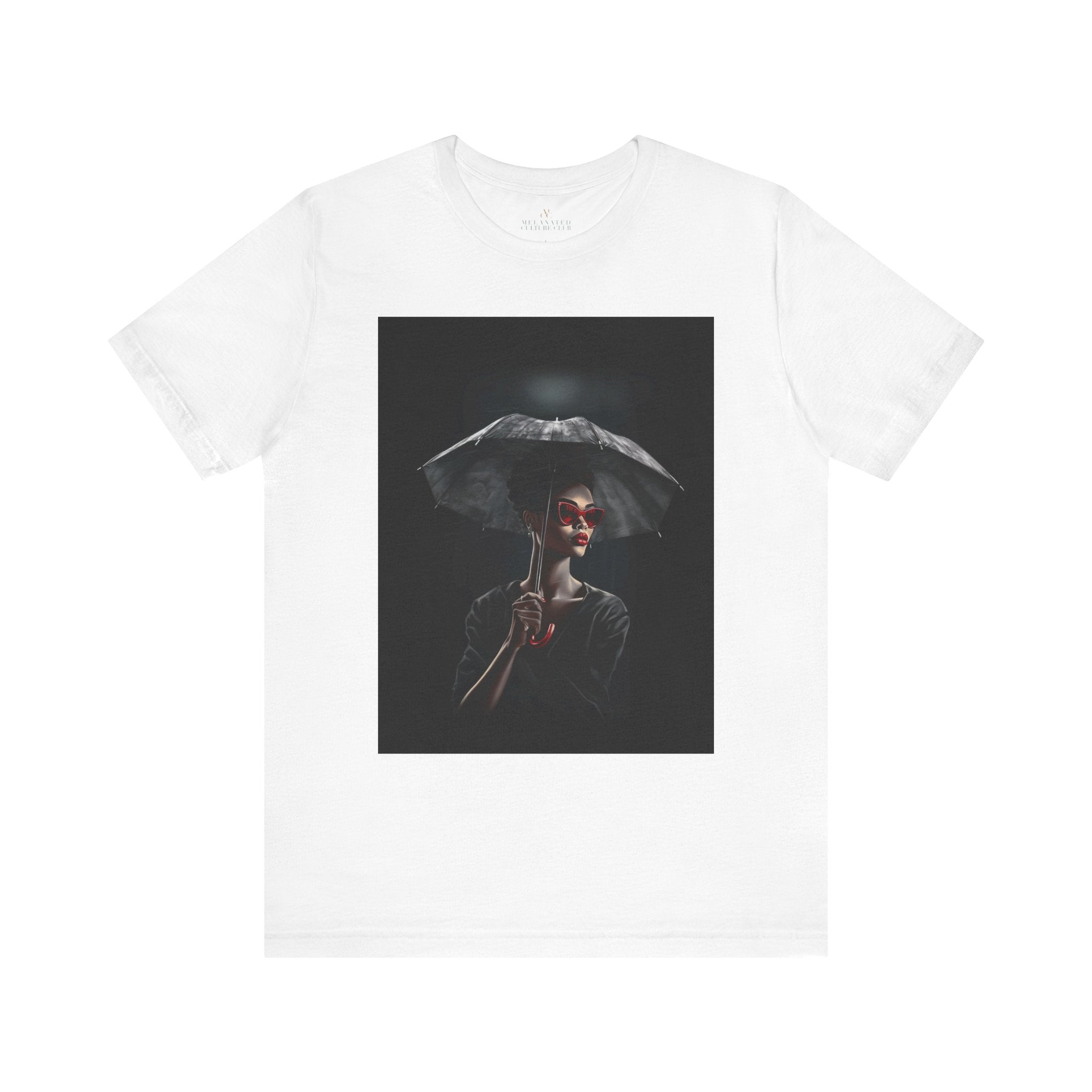 Black Woman Tee in white.