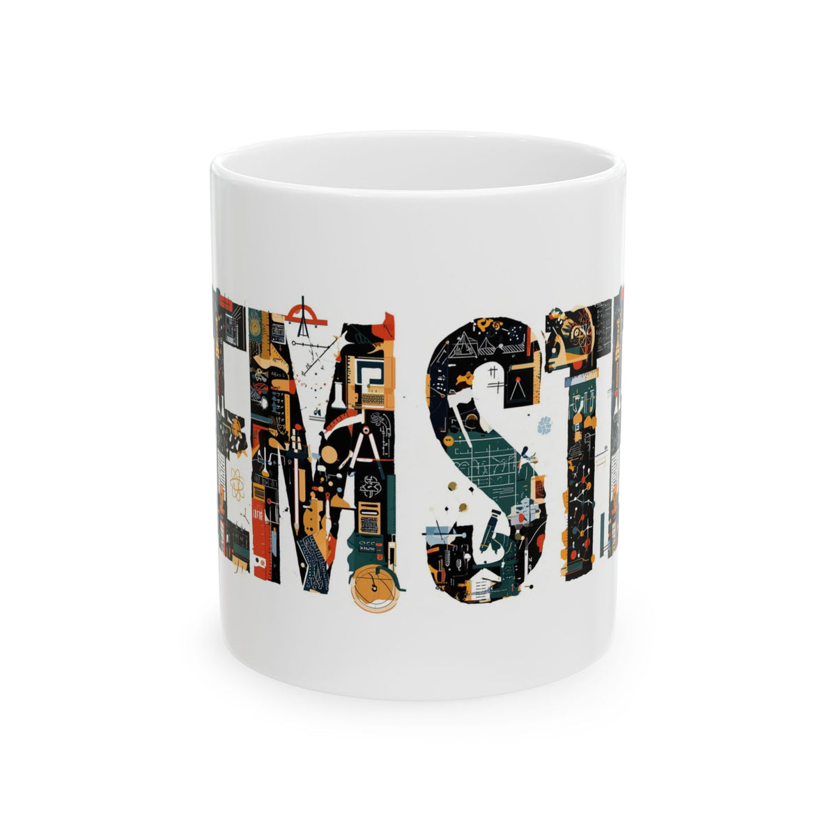 STEM Coffee Mug - Science Technology Engineering Math Graphic Art -  Teacher Scientist Gift (Style 06) Printify