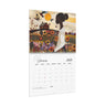2026 Field of Flowers Wall Calendar featuring Afrocentric art of African American women in fields of wildflowers, created in a 3D quilt-like patchwork illustration style. (14 in. x 11 in.)