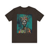 African American Statue of Liberty Tee in brown.