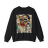 Boss Babe sweatshirt featuring an abstract cartoon Black girl named Keisha in bold graffiti style, celebrating confidence, melanin, and empowerment.