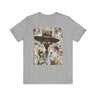 Afrocentric Black Cowboy Tee Cartoon Style Graffiti - Style 08 in athletic heather