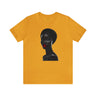 Afrocentric Black Beauty tee shirt in mustard
