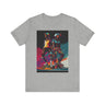 Black Girls Roller Skating Tee Afrocentric Skaters in athletic heather.