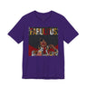 Afrocentric Statement Tee - Black Woman Pop Art Bold Graffiti Fabulous Shirt - Style 03