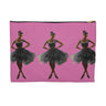 Black Female Ballerina Accessory Pouch - No. 02