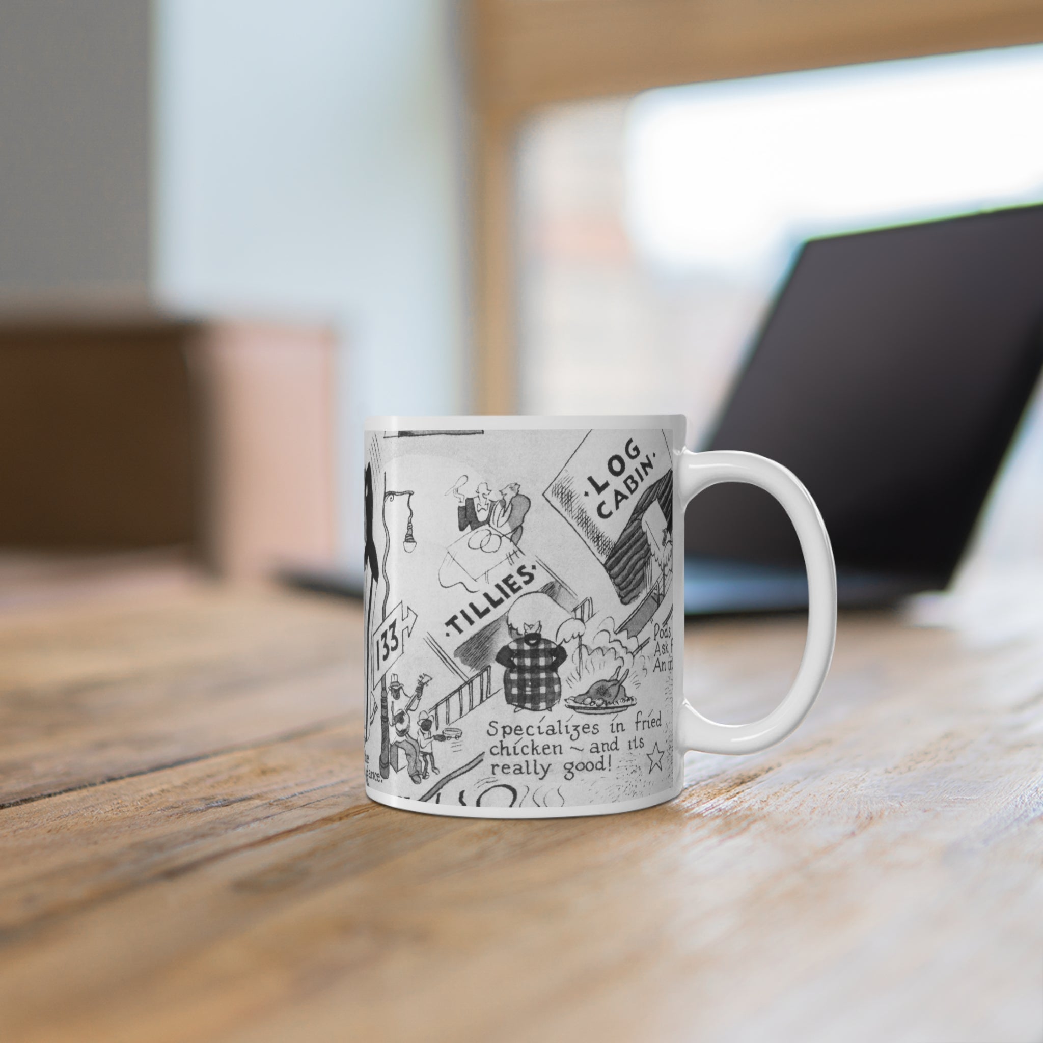 Harlem Map Dance Nightclubs Coffee Mug