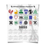 2025 African Adinkra Symbols Poster Calendar- Style 01