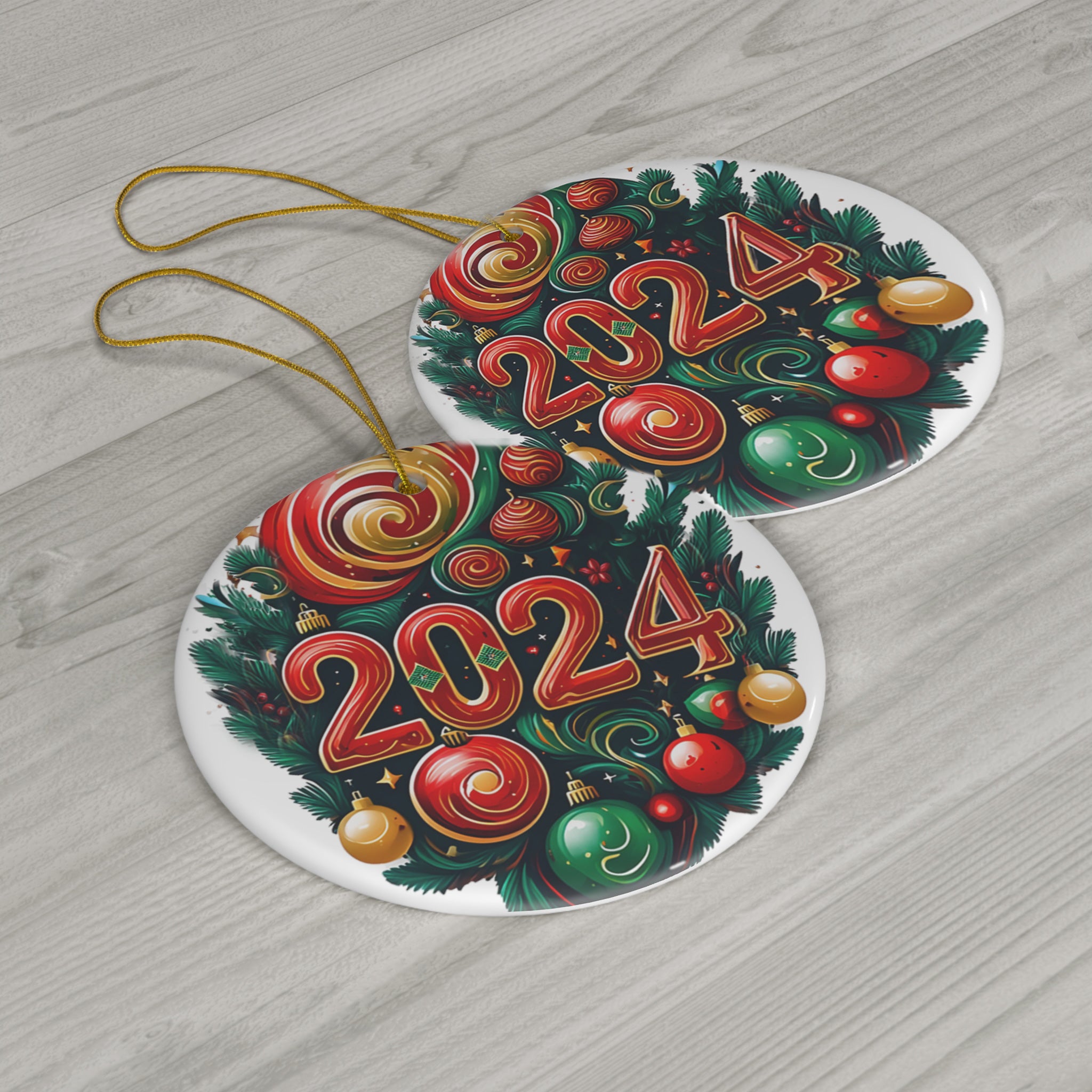 2024 Christmas Tree Ornament Festive Tree Decoration