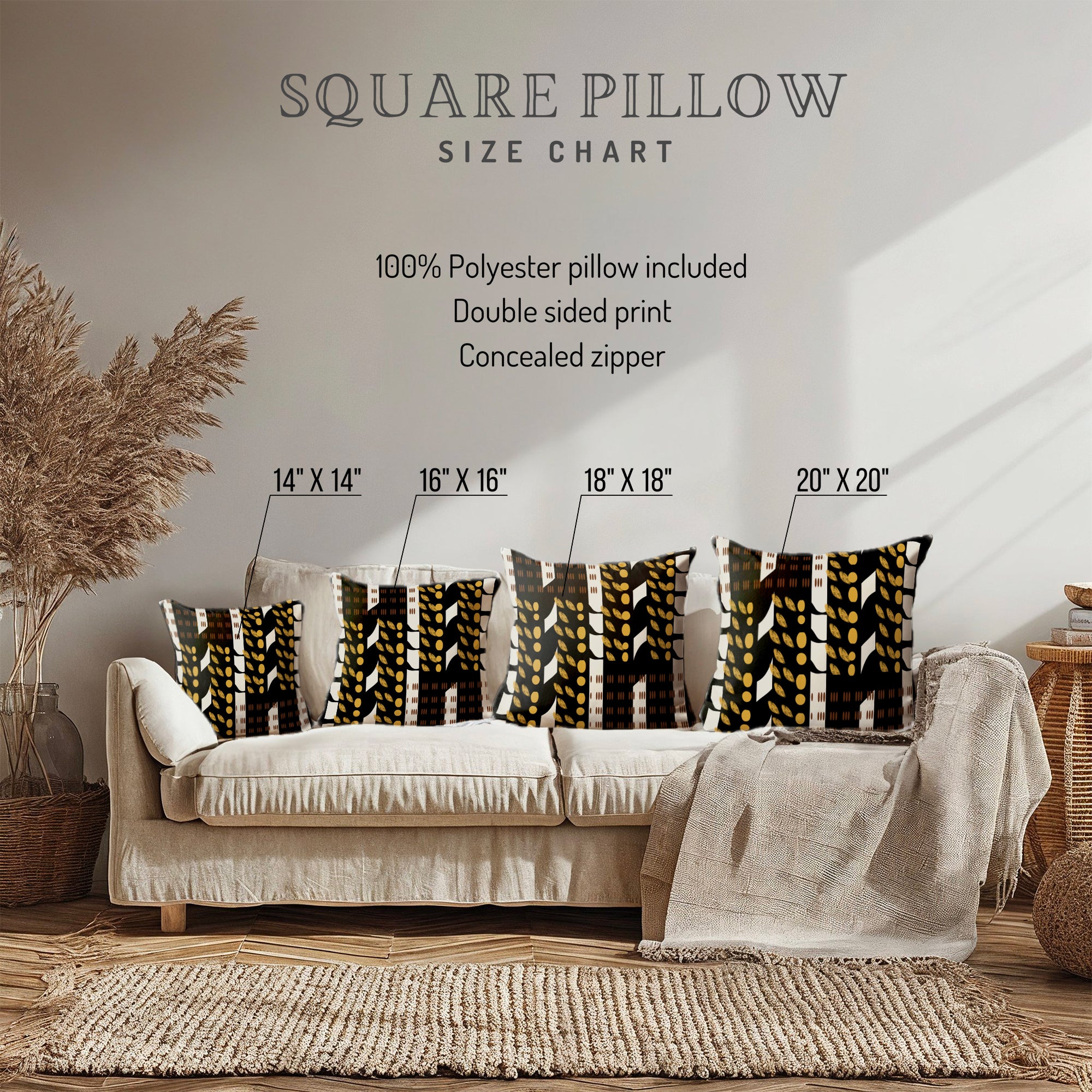 African Mud Cloth Faux Suede Square Pillow with bold geometric tribal patterns in earthy tones. African print sofa pillow featuring Afrocentric design, perfect for modern, bohemian, or culturally inspired home decor.