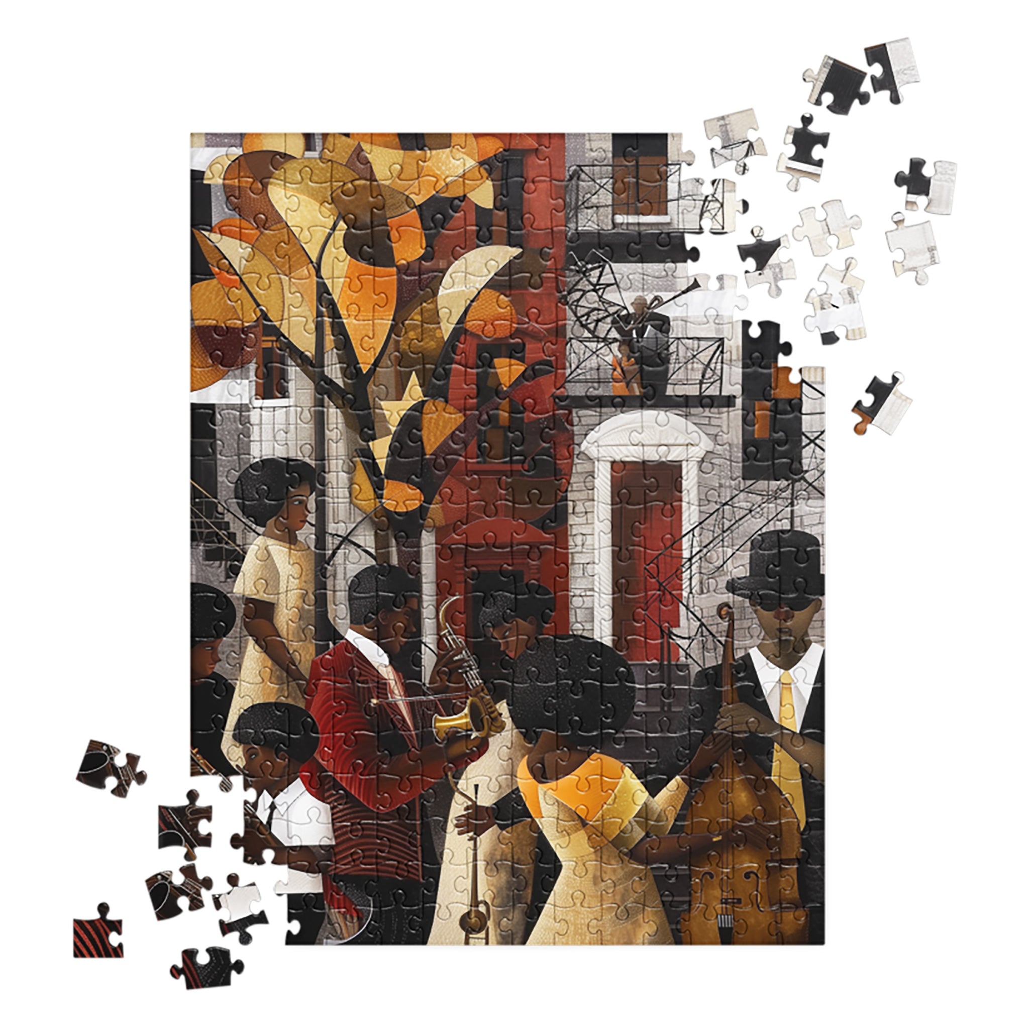 African American Jazz Musicians Jigsaw Puzzle - Style 1A