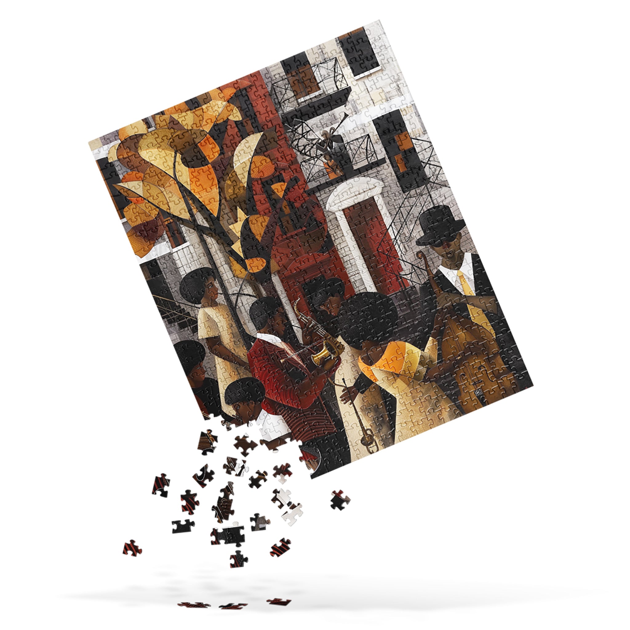 African American Jazz Musicians Jigsaw Puzzle - Style 1A