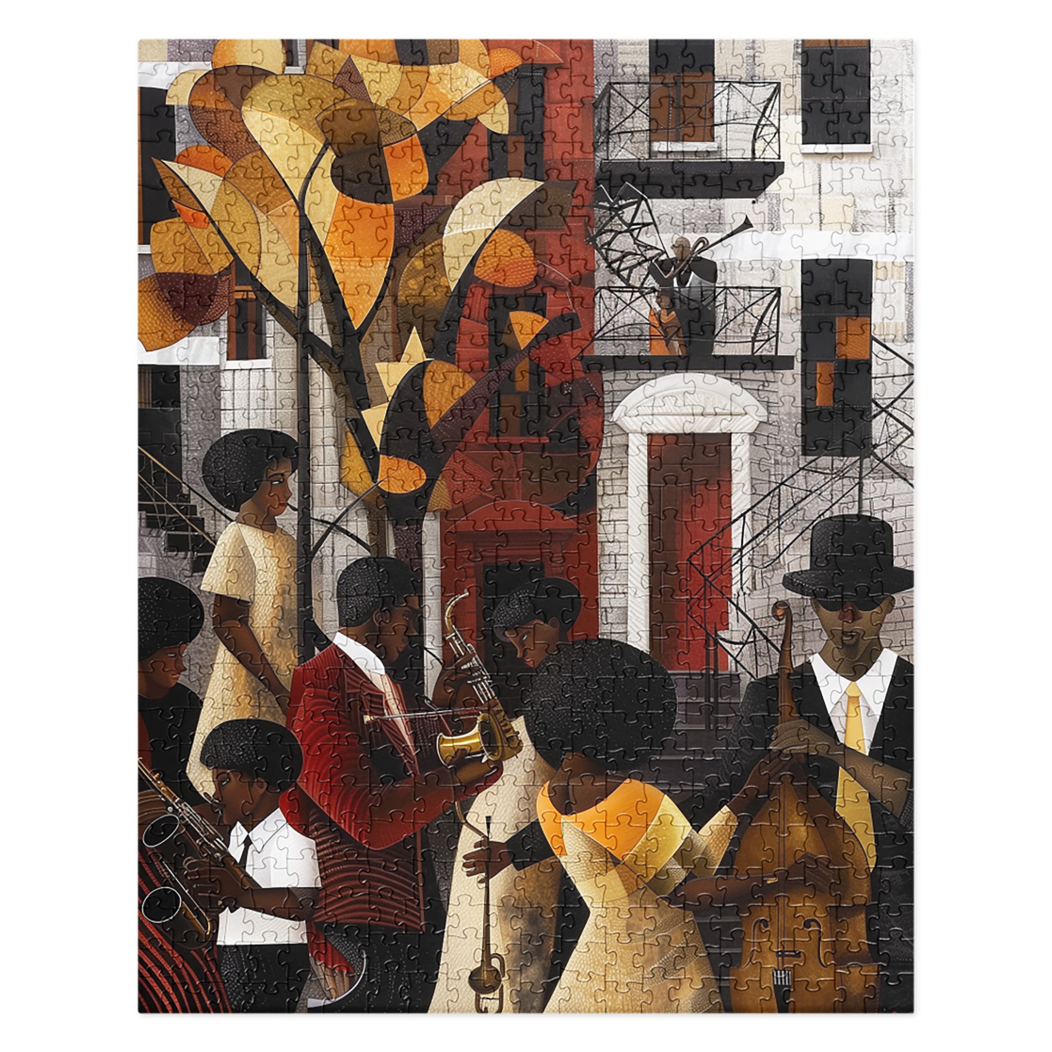 African American Jazz Musicians Jigsaw Puzzle - Style 1A