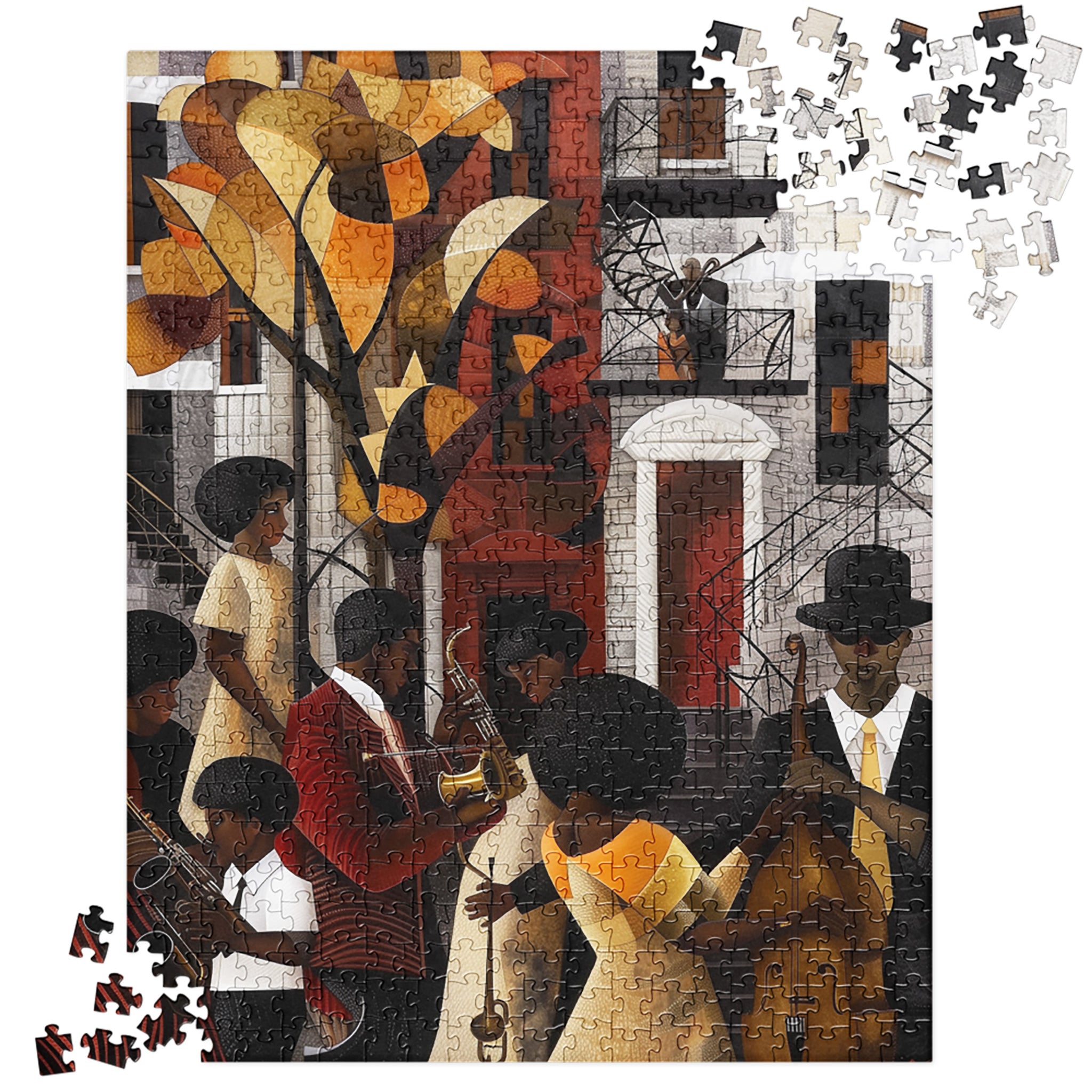 African American Jazz Musicians Jigsaw Puzzle - Style 1A