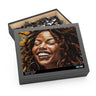 Afro Locs Girl Jigsaw Puzzle in 16x20 size.