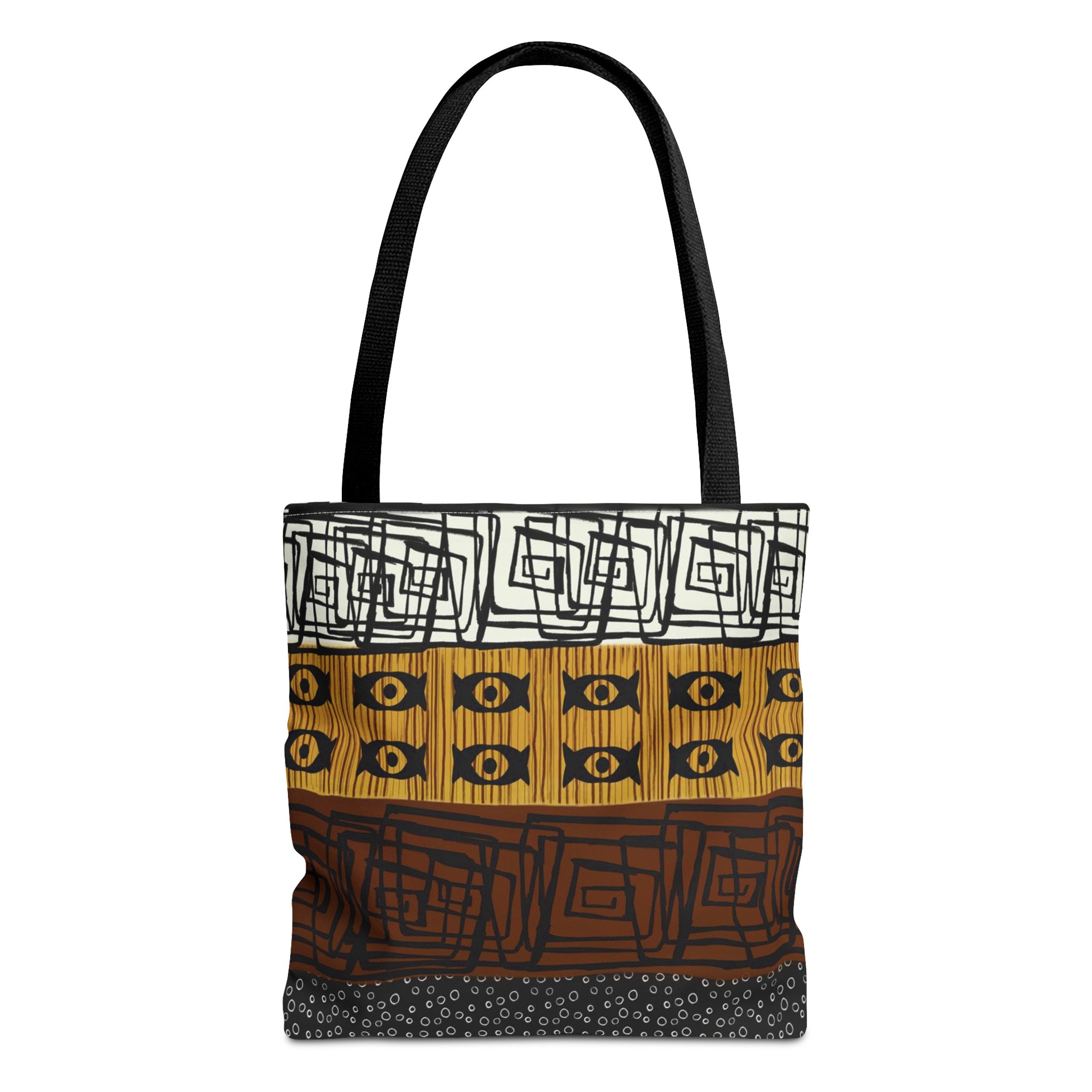 African Mud Cloth Print Tote Bag