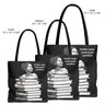 Lover of Books Tote Bag featuring a stylish design for African American readers, teachers, educators, and librarians. A perfect book club, library, and teacher appreciation gift for book lovers. 