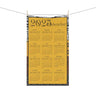 2025 Calendar Mud Cloth Tea Towel Afrocentric Day Planner Wall Calendar