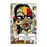 Front cover views of an 11" x 17" 2027 Afrocentric abstract wall calendar featuring colorful African American artwork inspired by Afrofuturism, graffiti art, urban culture, bold textures, and contemporary Black artistic expression, displayed against a clean white background.